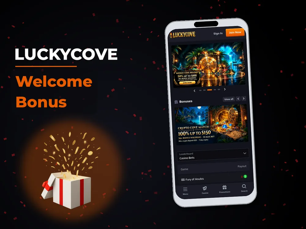 Luckycove - Welcome Bonus