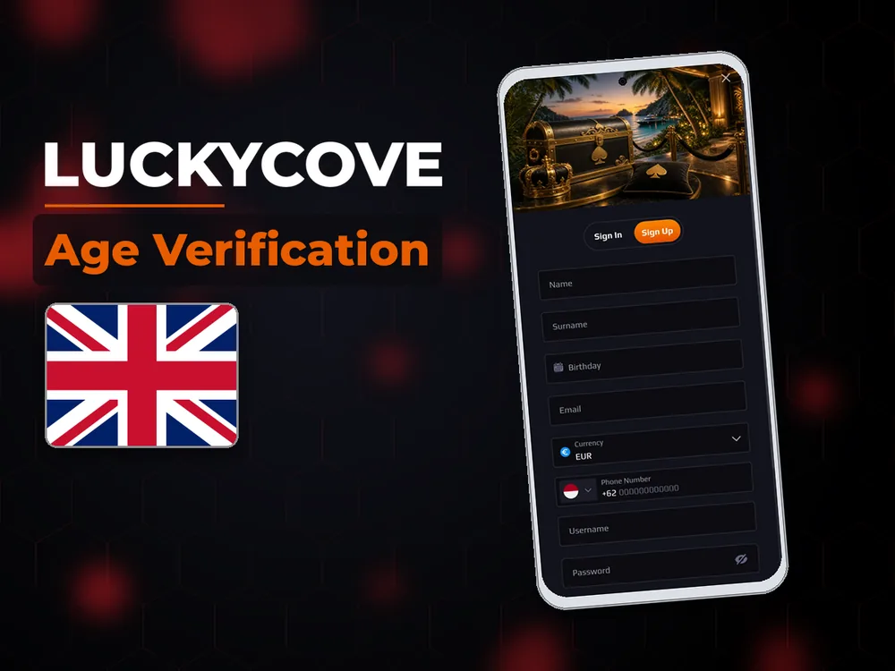 Luckycove - Age Verification