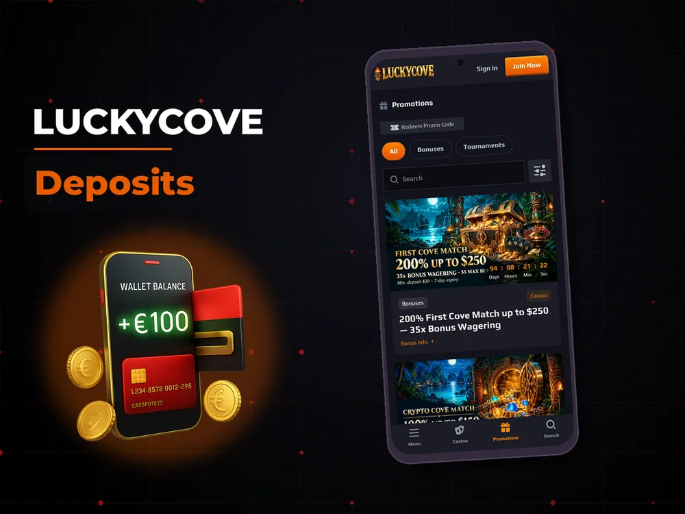 Luckycove - Deposits