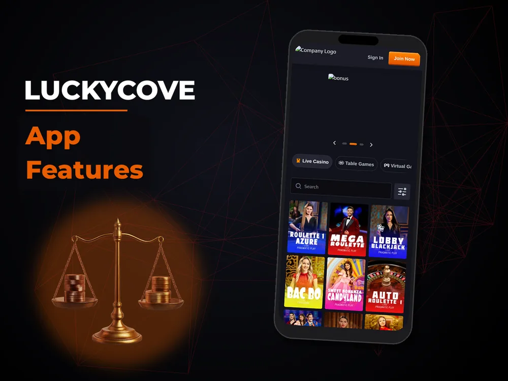 Luckycove - App Features