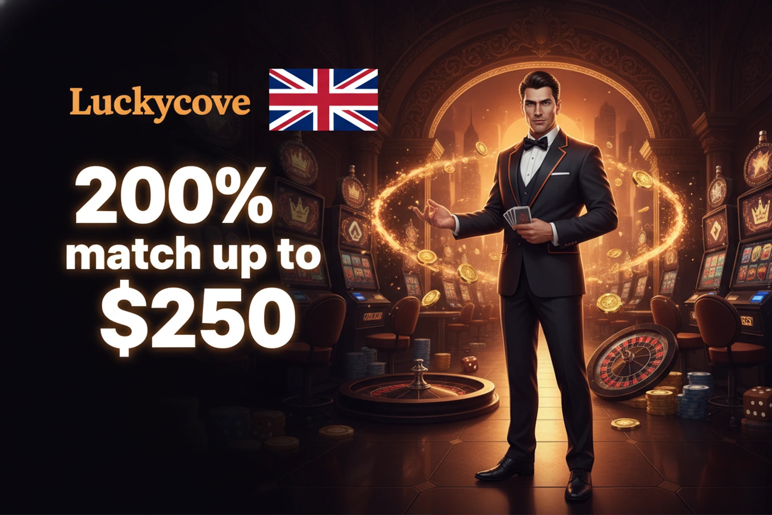 Luckycove Official Casino and Sports Betting Platform for UK Players